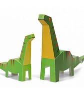 Bastelbogen Diplodocus Groß
