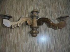 Kerzenhalter Holz Wandhalter VINTAGE 2 Kerzen. zerlegbar