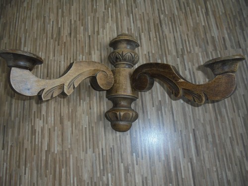 Kerzenhalter holz wandhalter - holz,