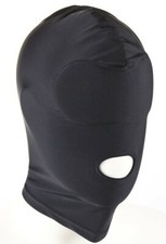 Bdsm loch spandex stoff kopf - 1,