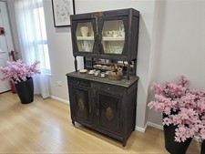 Antik Shabby Chic Buffet Schrank Küchenbuffet Wohnzimmerschrank 117x195x47cm