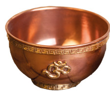 Kupferschale mit OM -