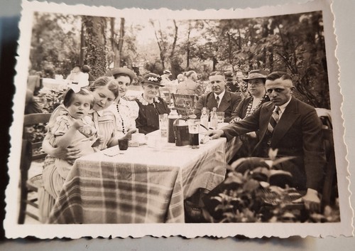 Altes foto vintage familie mit - foto,