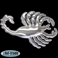 3D Chrom Emblem Aufkleber Logo
