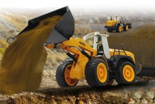 Jamara RC Radlader 440 | 1:20 | 2,4GHz | Robuste Baumaschine für jedes Gelände