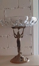 Jugendstil Schale Messing +