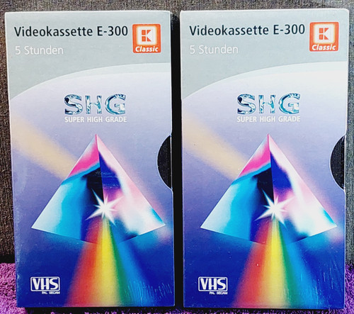 Vhs leerkassetten 300 - leerkassetten, /