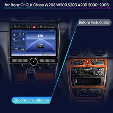 Für Mercedes Benz C/CLK/G Klasse W203 W209 W639 Android 14 Carplay Autoradio GPS