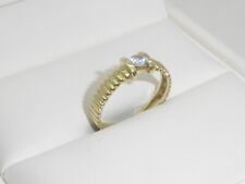 585 Gold Ring 14K Gelbgold Diamant Goldring Verlobungsring RG 56 - 17,8 mm 9042