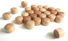 20 x Holz Abdeckkappe Stopfen