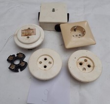 gebraucht Zugschalter rund Steckdosen + Verteilerdose