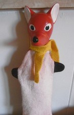 Vintage Handpuppe  Herr Fuch