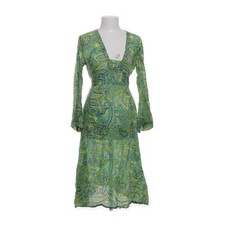 Aurobelle, Strandkleid, Größe: L, Grün/Mehrfarbig, Baumwolle, Paisley #5Ic