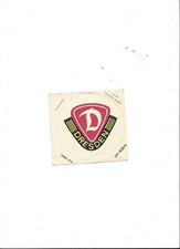 DYNAMO DRESDEN Aufkleber / D - Mark Zeit