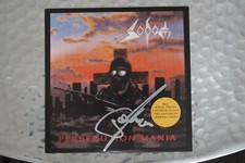 Sodom - Persecution Mania CD Cardboard signed / autograph / signiert
