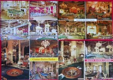 4 ältere Fotokunstkarten Spielcasino Baden-Baden   E25-05