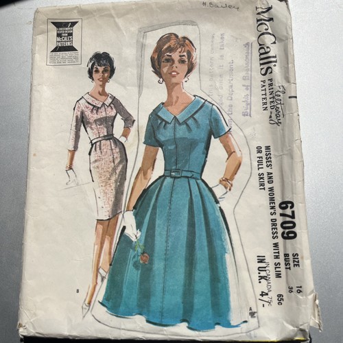 Vintage schnittmuster kleid - vintage,