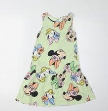 H&M Mädchen Disney Kleid, Mehrfarbig, 6-8 Jahre, Minnie Mouse