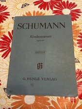 Schuhmann Kinderszenen Notenbuch Opus 15 Urtext Henle Verlag Gebraucht