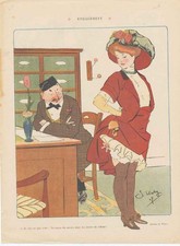 Original alter antiker Druck