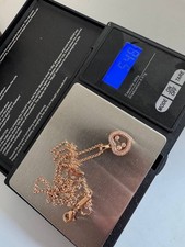 Atemberaubende  750 gestempelte Halskette, 5.4g, rolled, gold