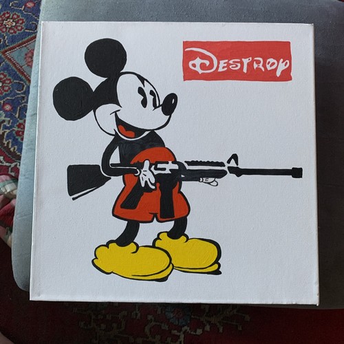Artjunkie mickey mouse - mickey, destroy