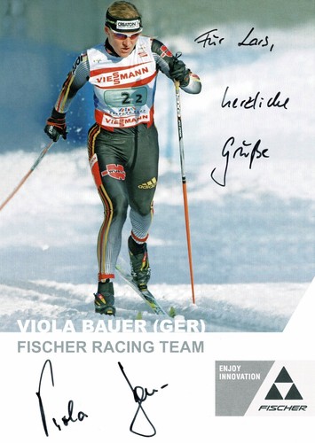 Autogramm viola bauer - viola, original