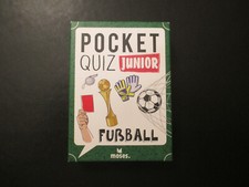 Pocket Quiz Junior Fußball, Kinderquiz mit 100 Fragen und Fakten rund um Fußball
