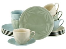 CreaTable Valencia Pastell Kaffeeservice 18-tlg Porzellan