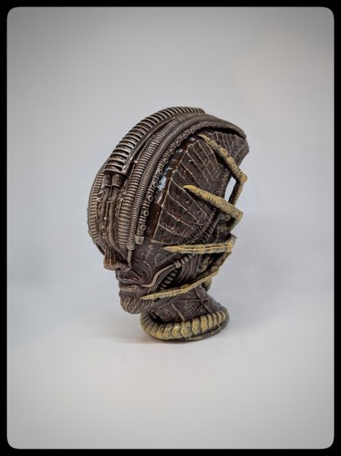 Alien head facehugger resin - 3d,