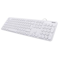 Hama USB PC-Tastatur KC-500 weiß 182675
