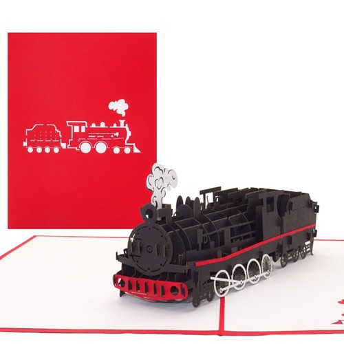 Pop karte eisenbahn 3d - up,