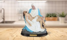 Blue La Pieta by Michelangelo