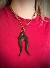 Goa Tribal Anhänger aus Holz