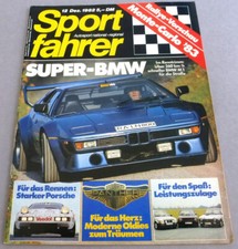Sportfahrer 12/82 BMW M1, BMW 323i, Oettinger Golf GTI, GTI 1800, BMW 3er E 30