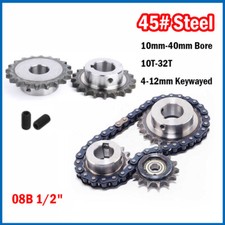 08B 1/2" Kettenrad Rollenkette