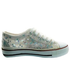 Damen Sneaker Low Glitzer