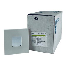 Busch Jaeger Abdeckplatte für Schalter etc. / weiß / 2150 J / Busch-Duro 2000
