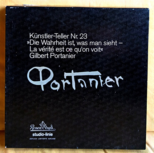 Rosenthal künstler teller - rosenthal, nr