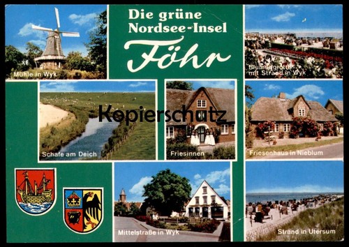 ältere postkarte die grüne - die,