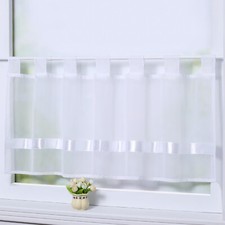 Scheibengardinen mit Schlaufen