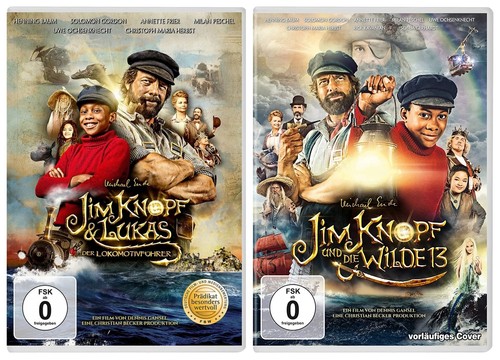 Jim knopf filme set - knopf,