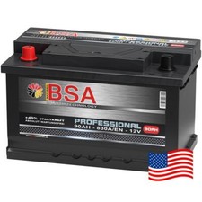 US Autobatterie 90Ah 830A Starterbatterie Plupol Links Batterie Anatara Captiva