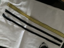 "Princess TamTam" BH Träger in schwarz 2 Stück Größe S