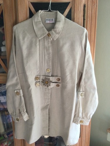 Bluse leinen tracht von - bluse,