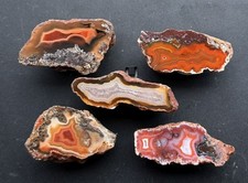 5 polierte Achate Malawi  Südafrika Alimajo