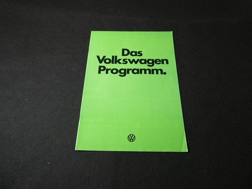 Prospekt volkswagen programm - prospekt,