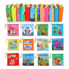 12 Stücke Stoffbuch für