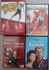 DVD: Unter Piratenflagge, Der Herr der sieben Meere, Der rote Korsar Errol Flynn