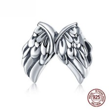 Charm Perle Engelsflügel Flügel 925 Silber - Anhänger für Pandora Armband